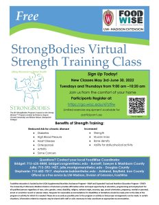 Strong Bodies starts May 3rd