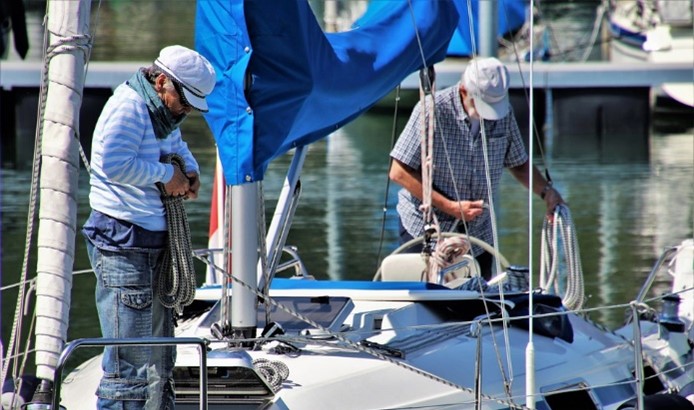 sailboat with seniors