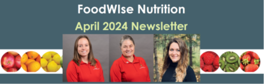 FoodWIse April 2024 Newsletter Header