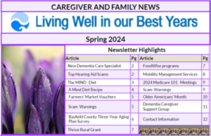 Living Well In Our Best Years Newsletters
