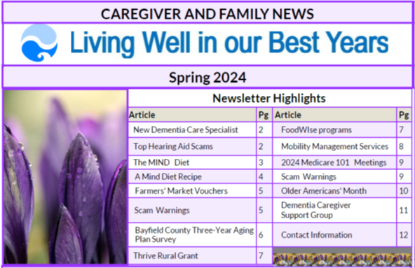 Living Well in our Best Years-Spring 2024