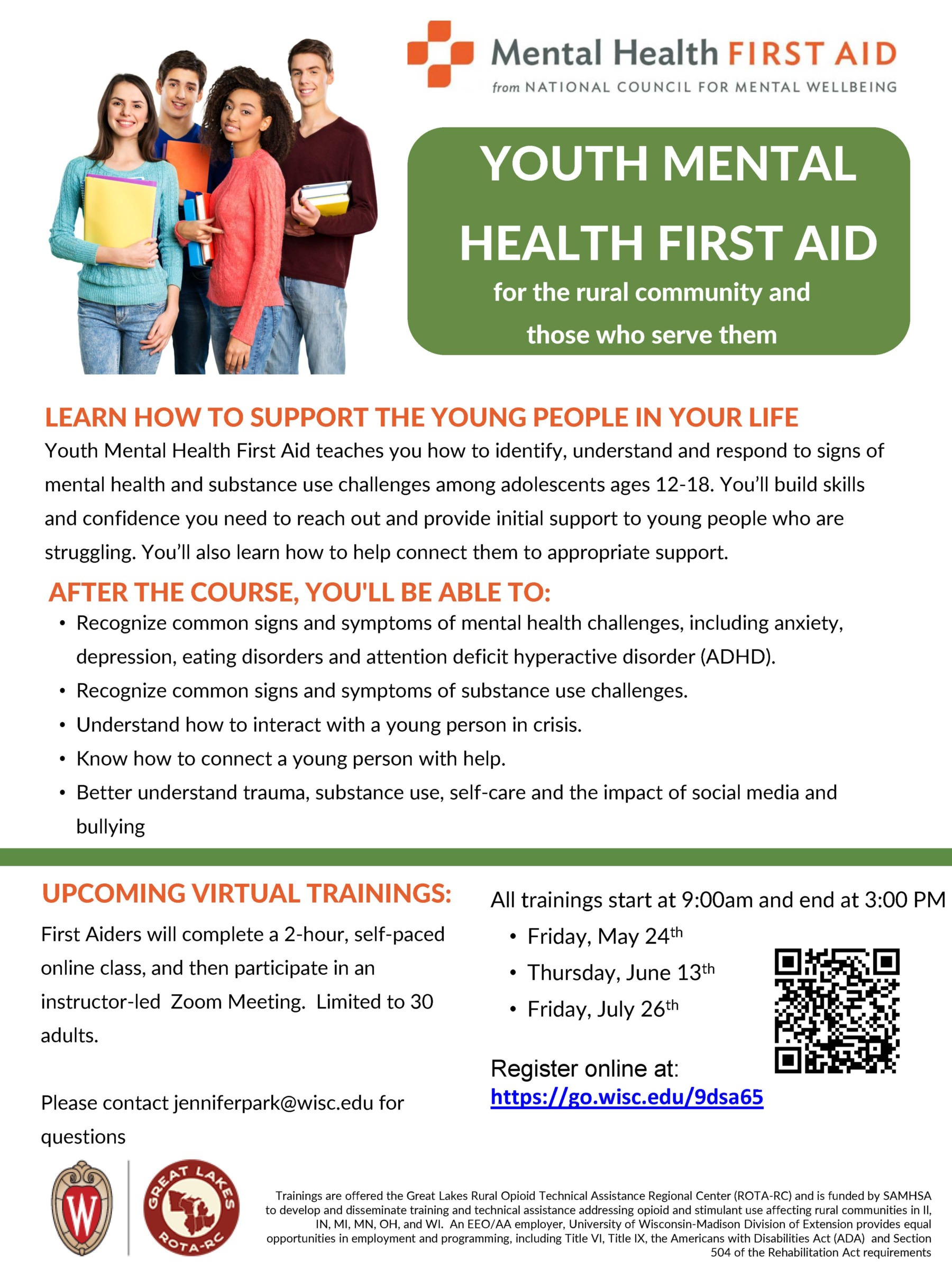 Youth Mental Health Flyer