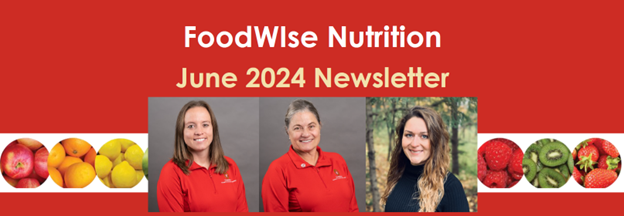 June FoodWIse newsletter header
