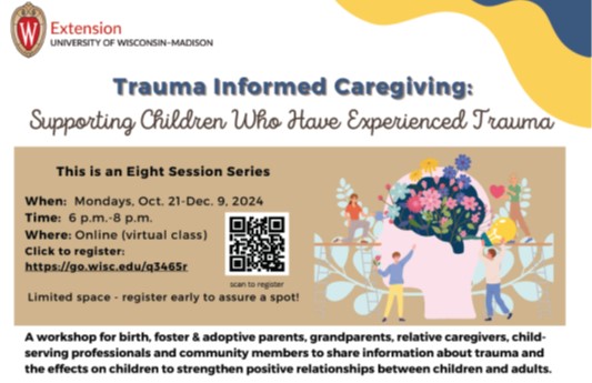 Trauma Informed Caregiving header oct-Dec 2024