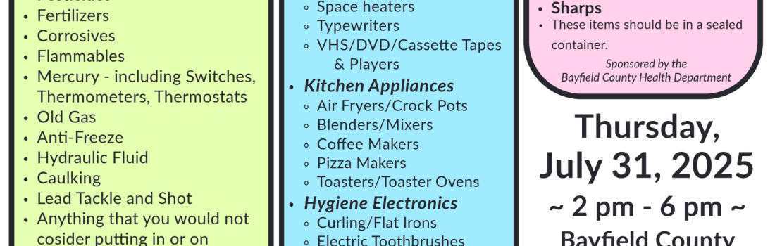 2025 Household Hazardous Waste Flyer