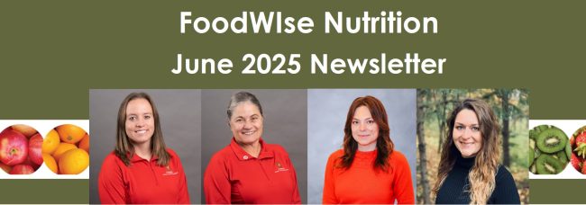 June FoodWIse Newsletter Header