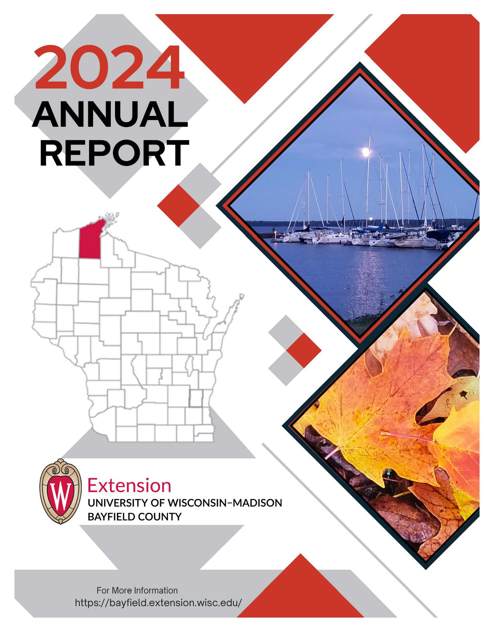 2024 Bayfield County Annual Report Cover
