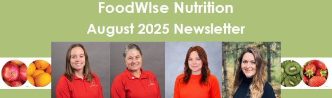 August FoodWIse Newsletter Header