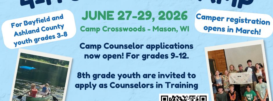 Save the date for 4-H Summer Camp