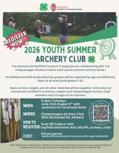 4-H Summer Archery Club