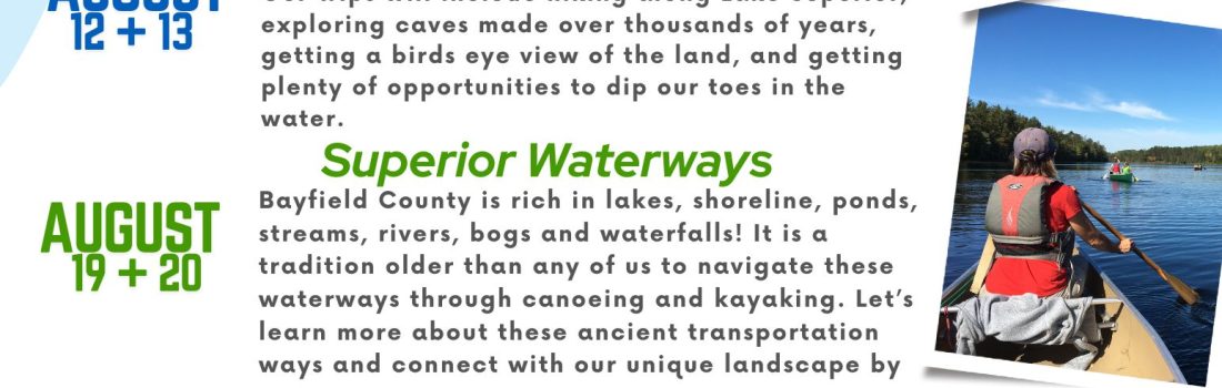 Superior Adventures August flyer